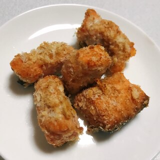 お弁当に！鮭のパン粉焼き